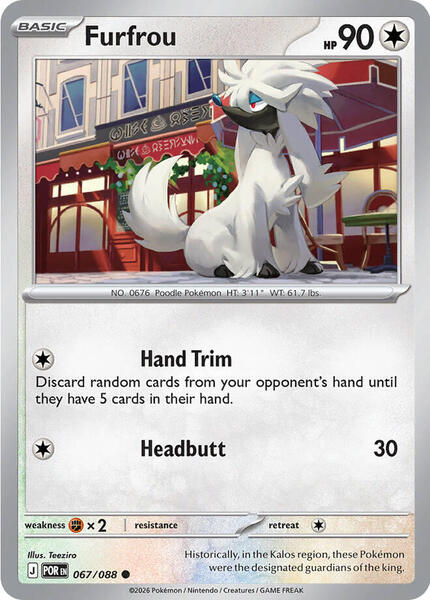 Furfrou [ME03: Perfect Order] #067/088 - NM
