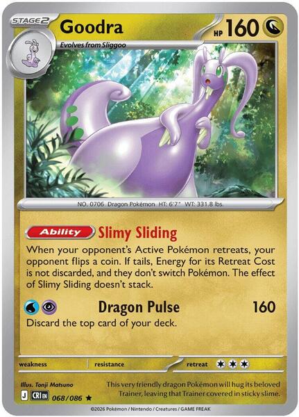 Goodra [ME04: Chaos Rising] #068/086 - NM