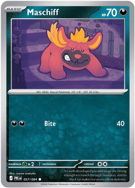 Maschiff [ME05: Pitch Black] #057/084 - NM