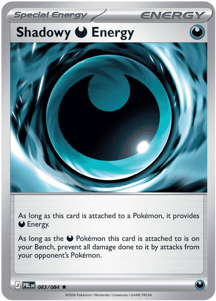 Shadowy Darkness Energy [ME05: Pitch Black] #083/084 - NM