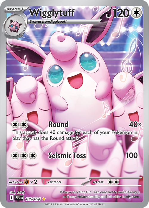 Wigglytuff - 105/094 [ME02: Phantasmal Flames] #105/094 - NM (Español)