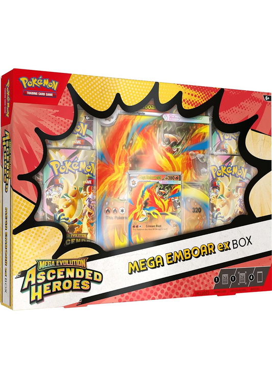 Mega Evolution Ascended Heroes - Mega Emboar ex Box