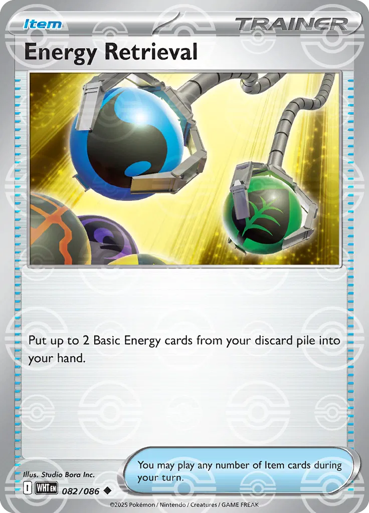 Energy Retrieval (Poke Ball Pattern) [SV: White Flare] #082/086 - NM