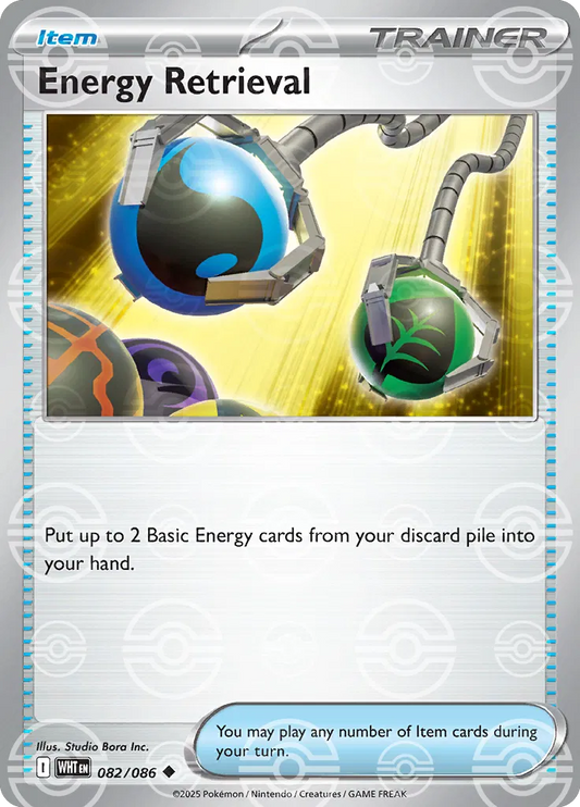 Energy Retrieval (Poke Ball Pattern) [SV: White Flare] #082/086 - NM